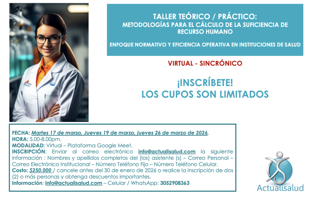 HERRAMIENTA PARA EL CÁLCULO DE SUFICIENCIA DE RECURSO HUMANO